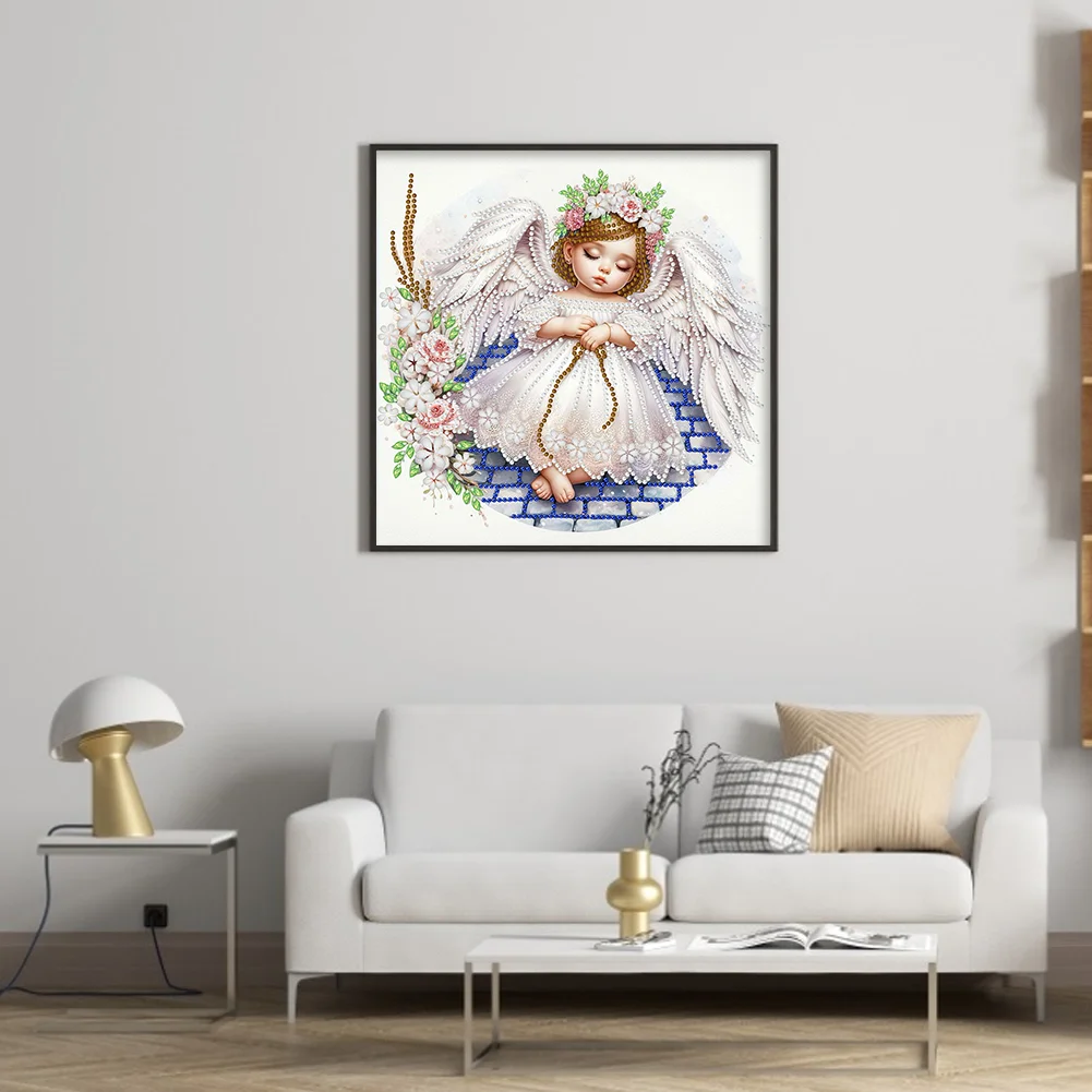 Special Shape Diamond Painting 30*30cm - Angel Child