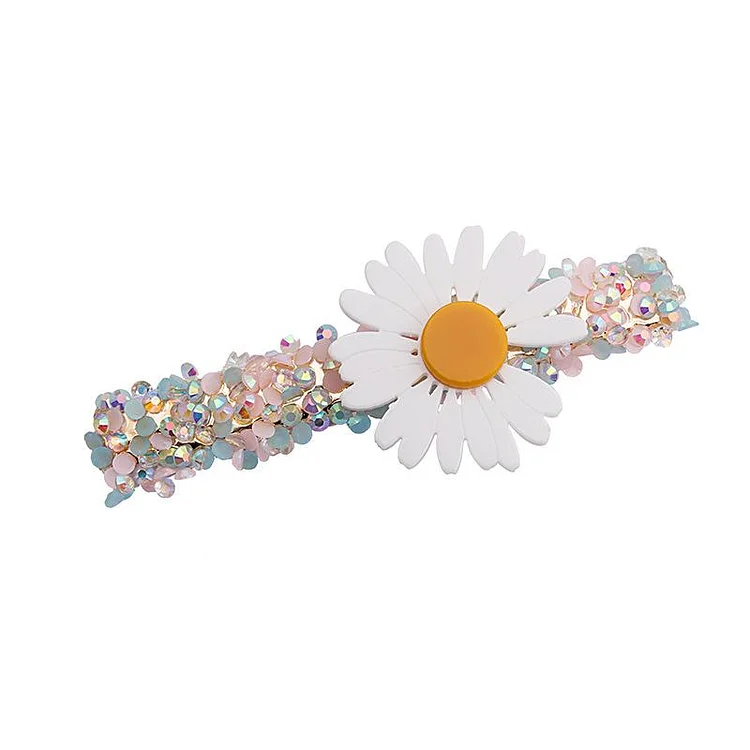 Daisy Crystal Sweet Hair Clips