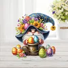 (US Only)2D Flat Print Easter Goblin DIY Table Top Diamond Painting Ornament Kits