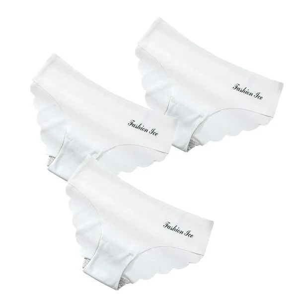 3Pcs/lot Seamless Women's Panties Set Underwear Female Comfort Panties Solid Low-Rise Briefs Women Underpants Lingerie Dropship