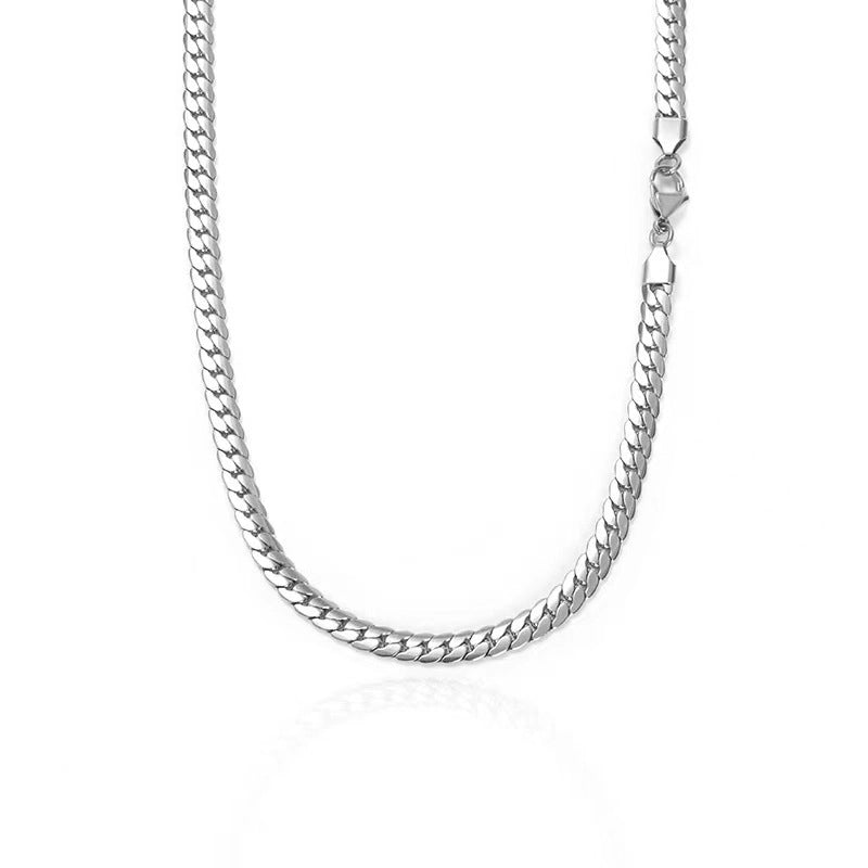 Hip-hop Geometric Titanium Steel Plating Unisex Necklace