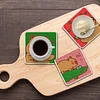 8pcs Cartoon DIY Diamond Painting Wooden Coasters Kits with Holder (Capybara)