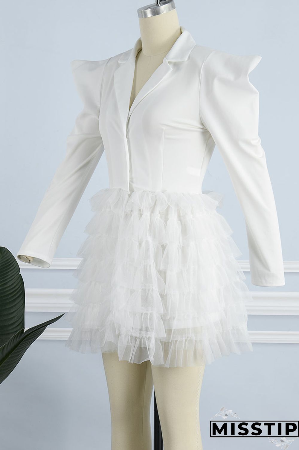 Tangerine Red Casual Street Solid Patchwork Turn-back Collar A Line Dresses