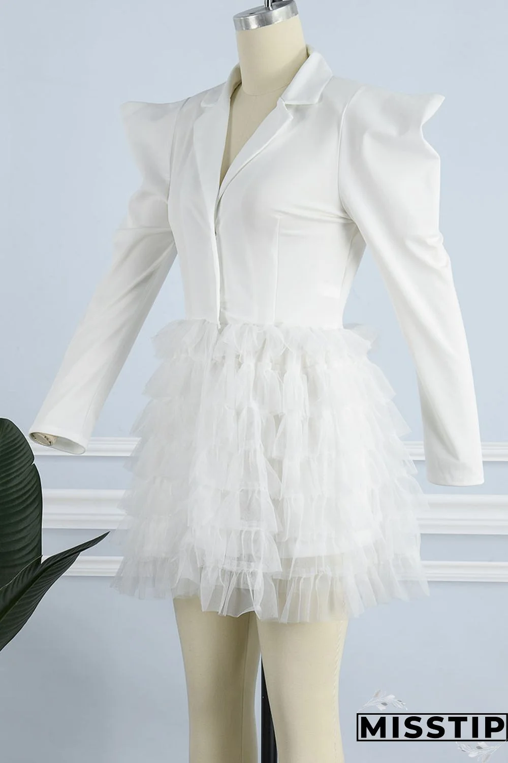 Tangerine Red Casual Street Solid Patchwork Turn-back Collar A Line Dresses