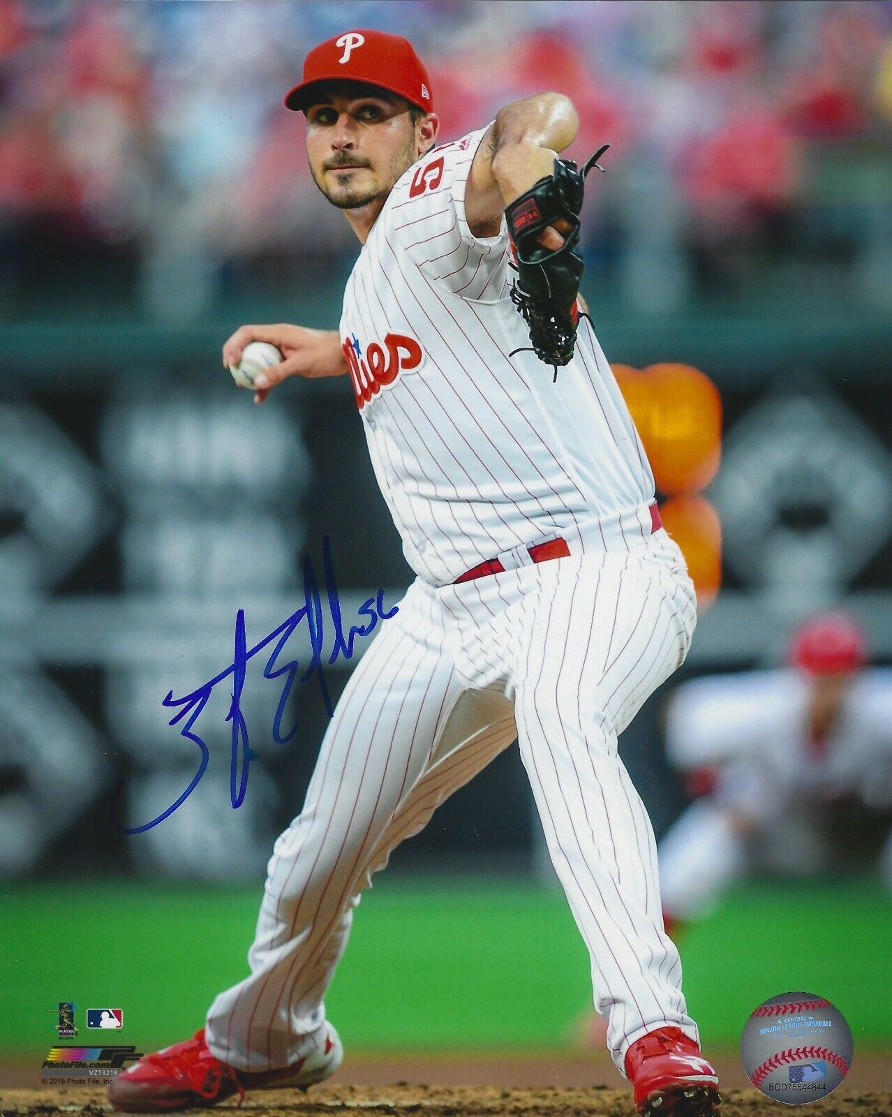 Signed 8x10 ZACH EFLIN Philadelphia Phillies Autographed Photo Poster painting - COA