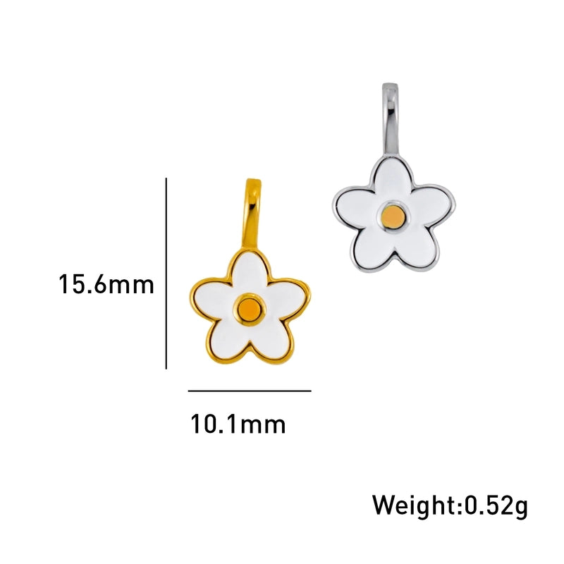 Animal Fruit Rose Pendant Melon Seed Buckle Earring Findings