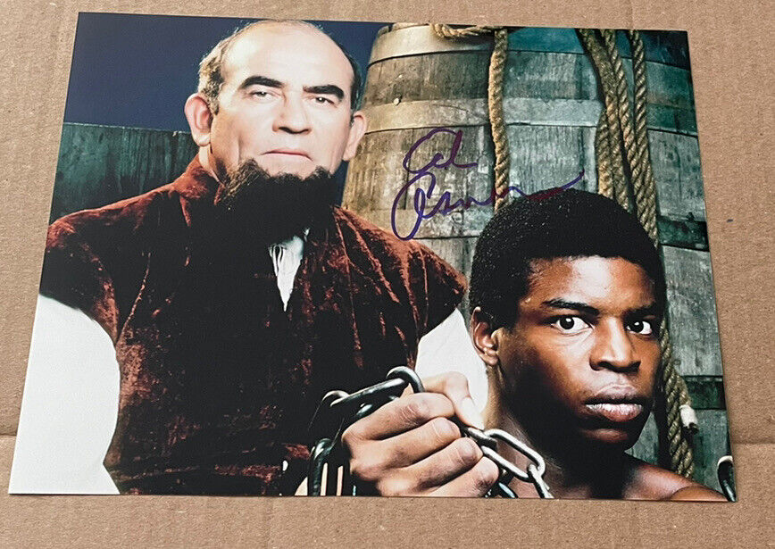 ed asner signed roots 8x10 Photo Poster painting w/COA in person autograph