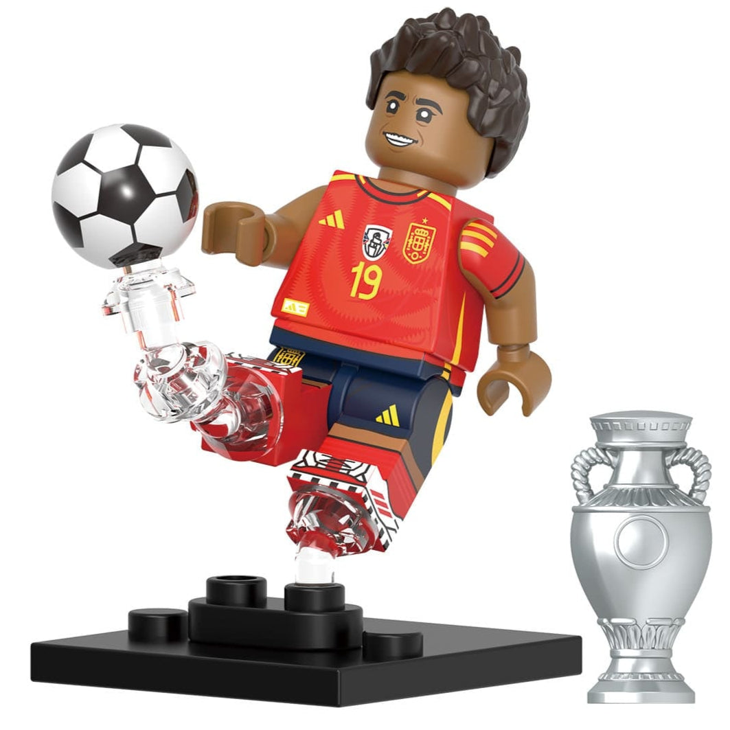 Lamine Yamal (Spain) Custom Football Player Minifigure Minifigure Bricks monstertoys