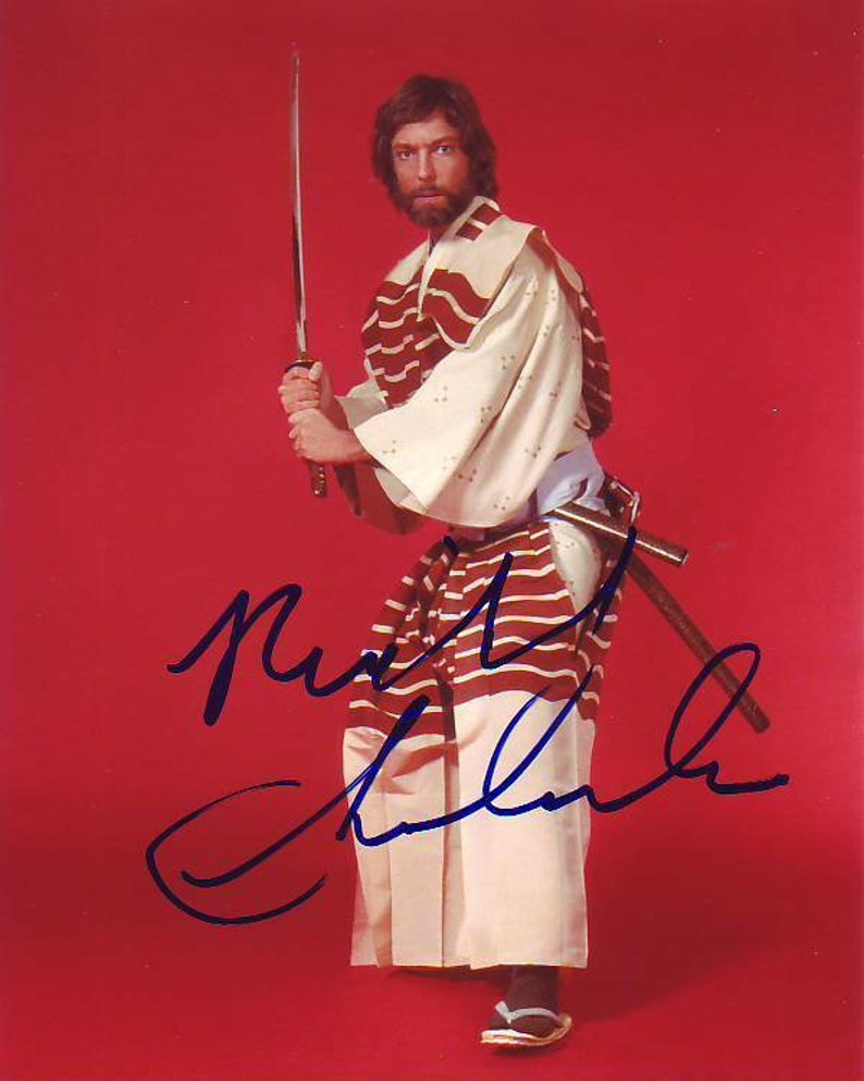 Richard chamberlain signed autographed shogun anijin-san Photo Poster painting