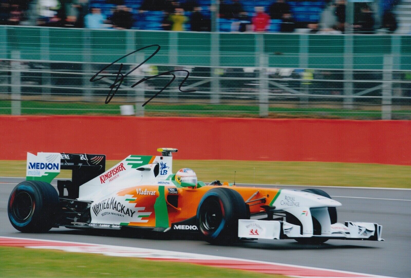 Paul di Resta Hand Signed 12x8 Photo Poster painting F1 Autograph Force India 5