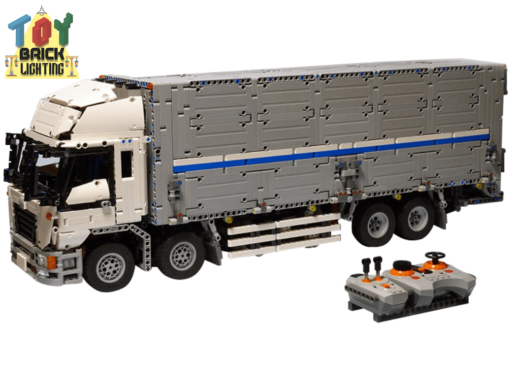 Wing Body Cargo Truck Technic Powered MOC Brick Set