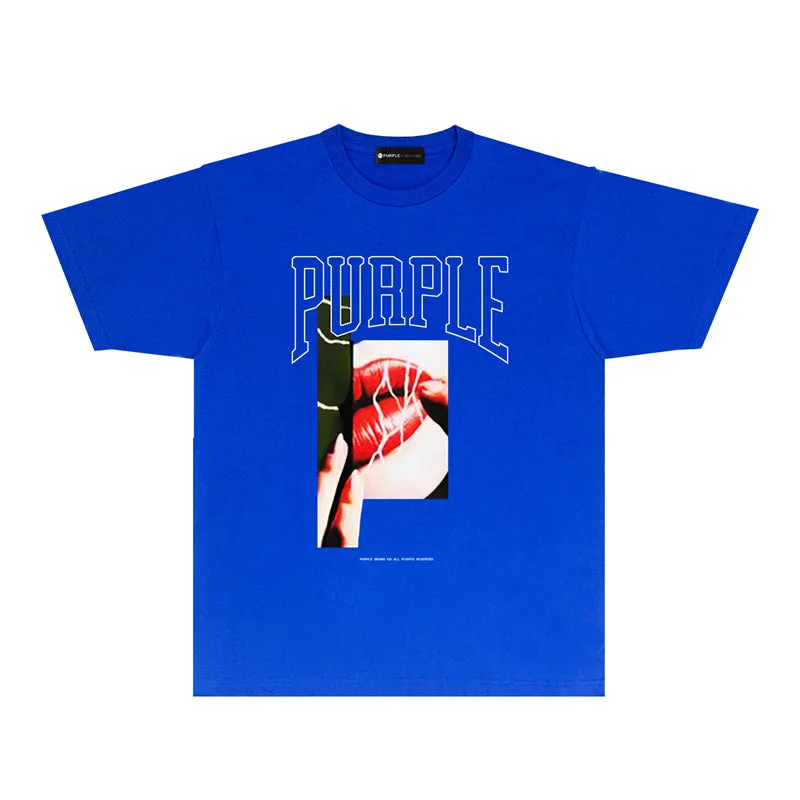 Purple fashion T-shirt
