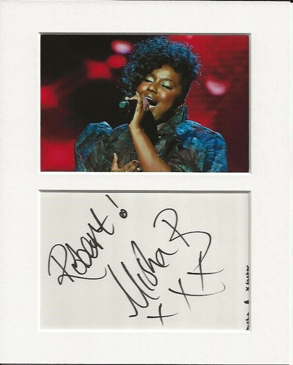 Misha B the x factor genuine authentic autograph signature and Photo Poster painting AFTAL COA