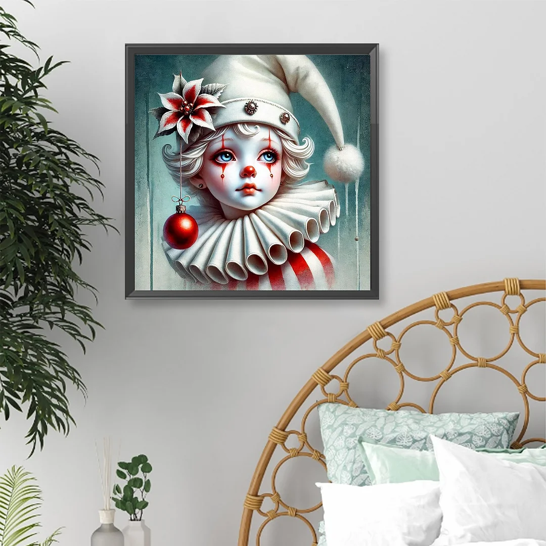 Diamond Painting - Full Round Drill - Kiddo Clown(Canvas|40*40cm)