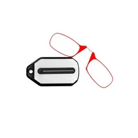 Nose Clip Folding Legless Reading Glasses Men Women Mini Portable Smart Magnifier Presbyopic Eyewear +1.0 To +3.0 Gafas