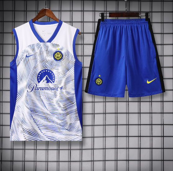 24/25 Inter Milan Training Vest Kit Football Shirt Thai Quality