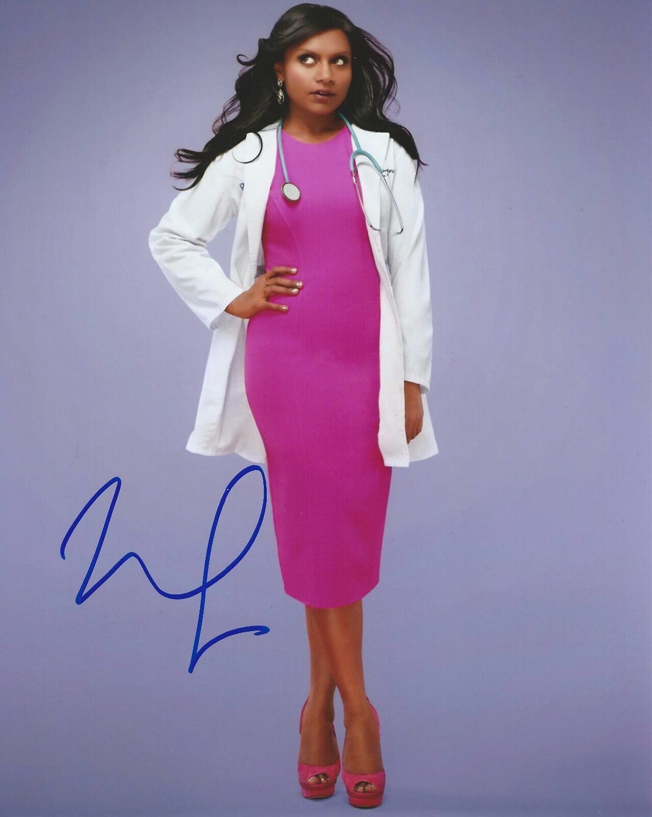 Mindy Kaling Autographed Signed 8x10 Photo Poster painting ( The Office ) REPRINT