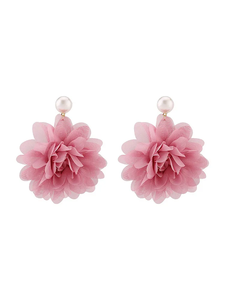 Flower Shape Earrings Accessories