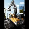 Alloy Remote Control Excavator Toy, Electric Excavator Engineering Vehicle