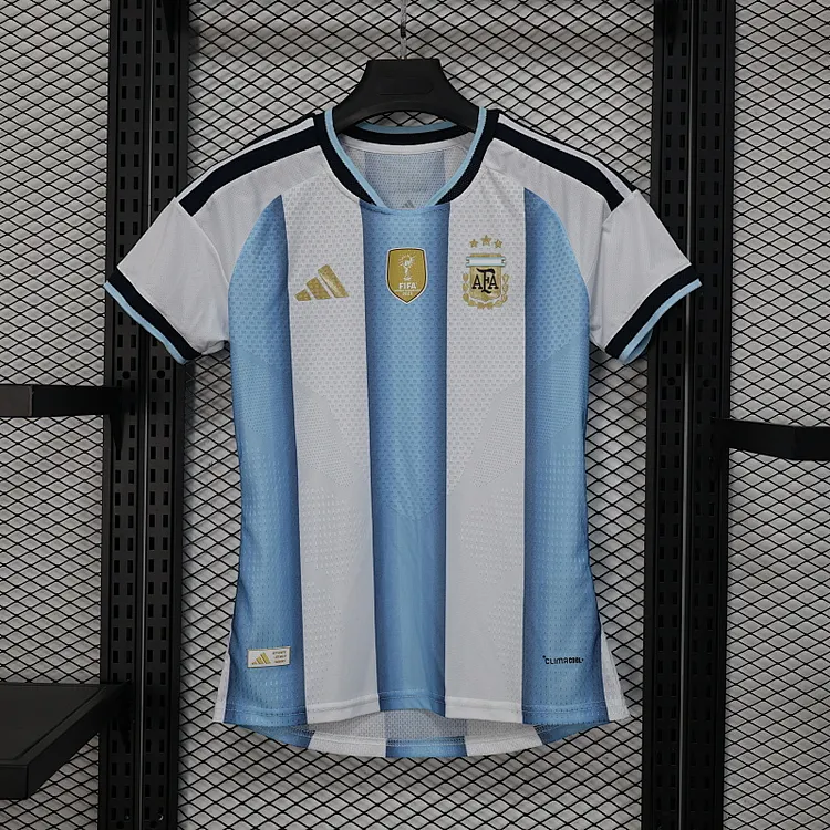 26-27 Women's Argentina Home Player Version Football Jersey, 1:1 Replica, Thai Quality
