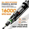 39Pcs Portable Cordless Engraving Pen with LED Digital Display Mini Electric Rotary Tool Kit 6-Speed Adjustable Rechargeable Multifunctional Tools for DIY Sanding Polishing Drilling