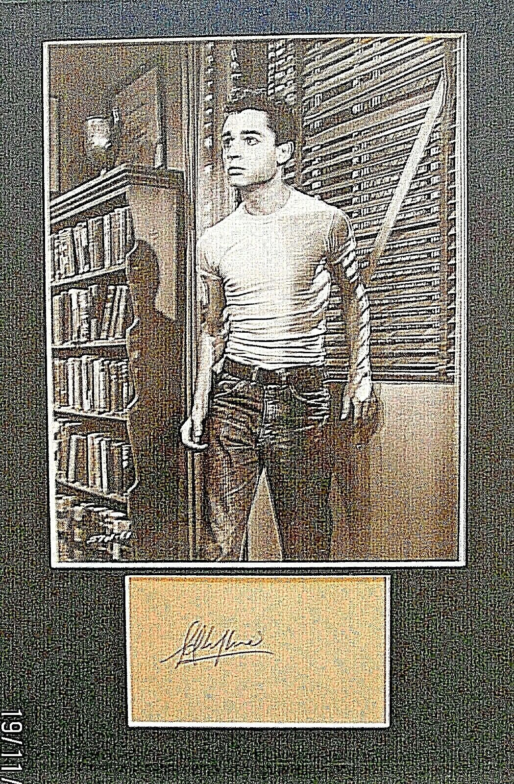 SAL MINEO (DINO) ORIGINAL AUTOGRAPH & Photo Poster painting