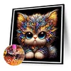Diamond Painting-DIY Full Round Drill Cat