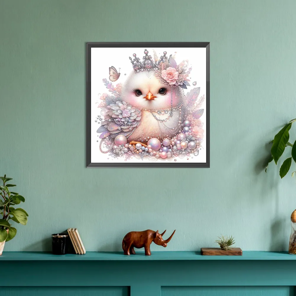 Full Round Diamond Painting 30*30cm - Bejeweled Chicken