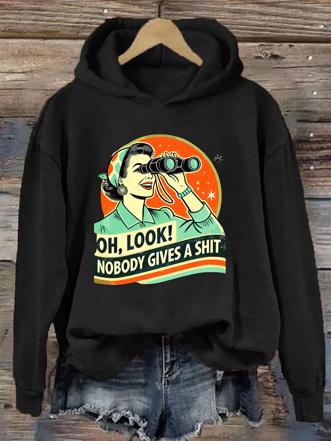 Oh Look Nobody Gives A Shit Hoodie