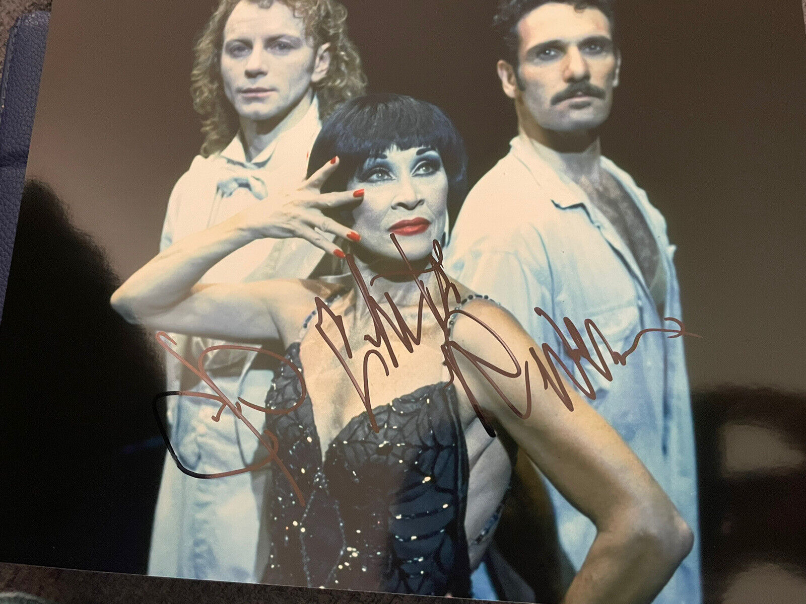 Chita Rivera kiss of spider wiman signed Photo Poster painting broadway musical Chicago Bye Bird