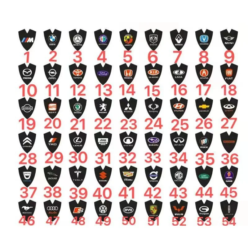 Car stickers three-dimensional fender side label body decoration stickers