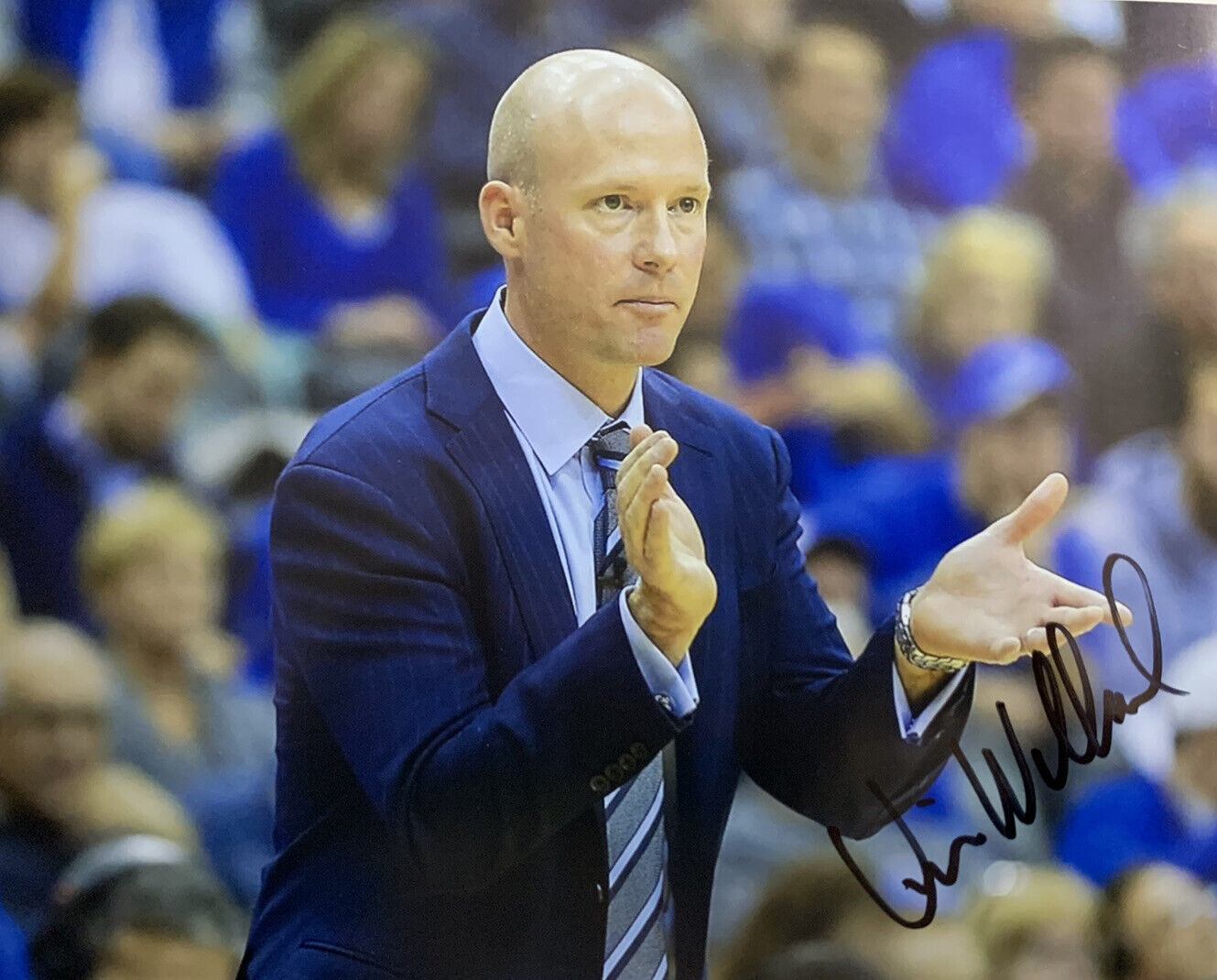 KEVIN WILLARD SIGNED 8x10 Photo Poster painting SETON HALL PIRATES BASKETBALL COACH AUTHENTIC