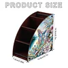 DIY Diamond Painting Kit Triangle Shaped Organizer Box Lake Butterfly Wooden Box