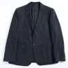 Men's casual knitted check suit
