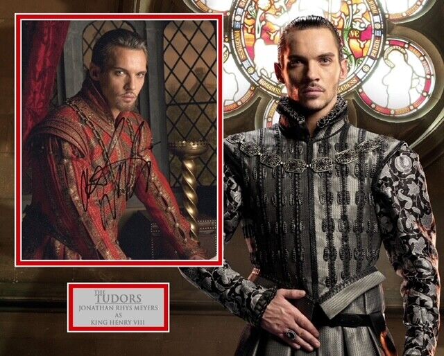 JONATHAN RHYS MEYERS SIGNED THE TUDORS Photo Poster painting MOUNT UACC REG 242 (1)