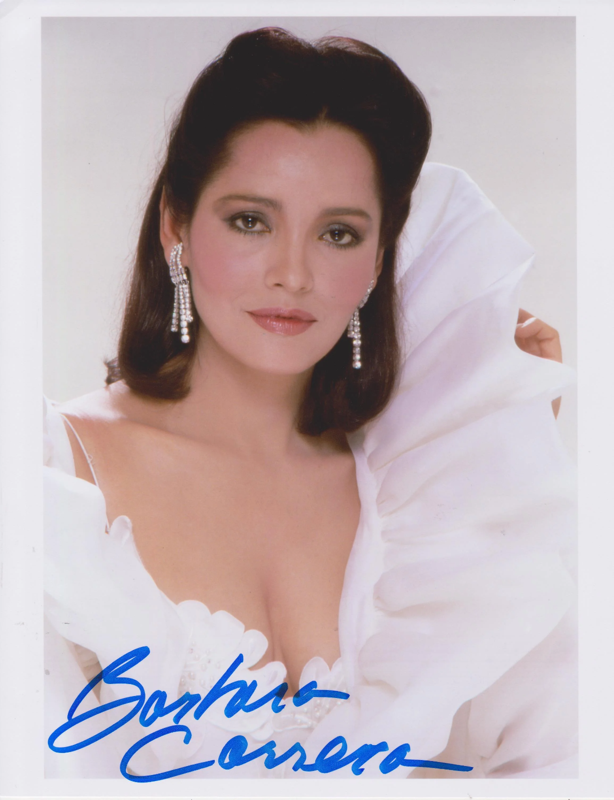 Barbara Carrera Original Autographed 8x10 Photo Poster painting #7 - NEVER SAY NEVER AGAIN