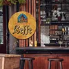 Leffe - Plaques rondes en m&eacute;tal(30*30cm)