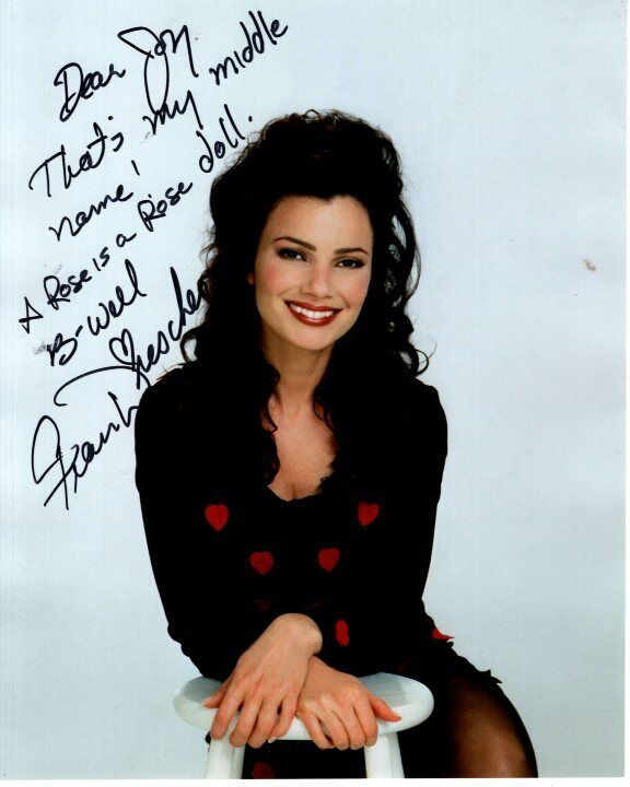 FRAN DRESCHER Autographed Signed THE NANNY Photo Poster paintinggraph - To Joy GREAT CONTENT