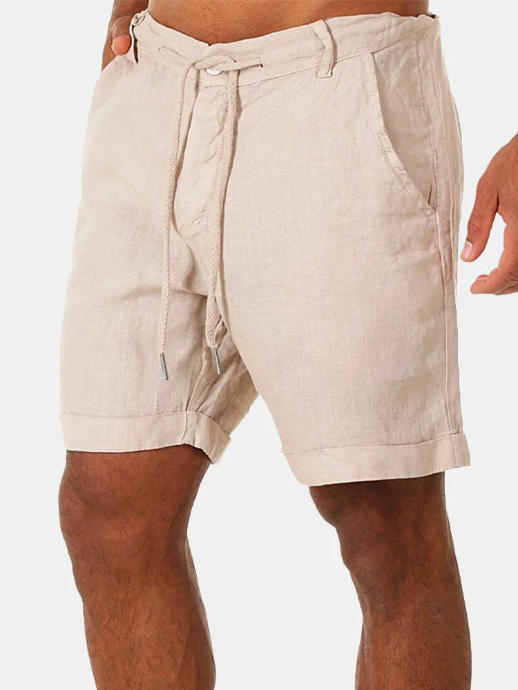 Men's Linen Shorts Summer Shorts