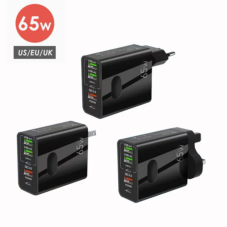 🔥Hot Sale🔥65W Multiple-Ports Fast Charger（50% OFF）