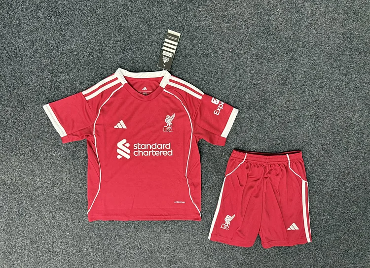 2025-26 new season-Liverpool home-jerseys-children's wear