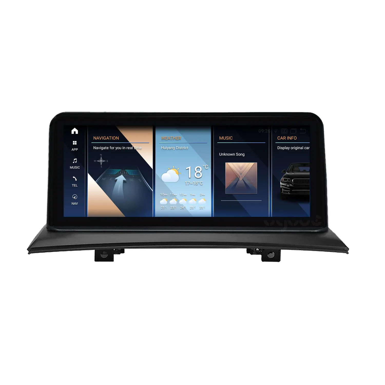F&uuml;r BMW X3 E83 Android Bildschirm Ersatz Apple CarPlay Multimedia Player