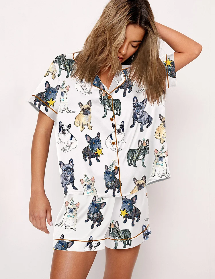Women's French Bulldog Pajama Set