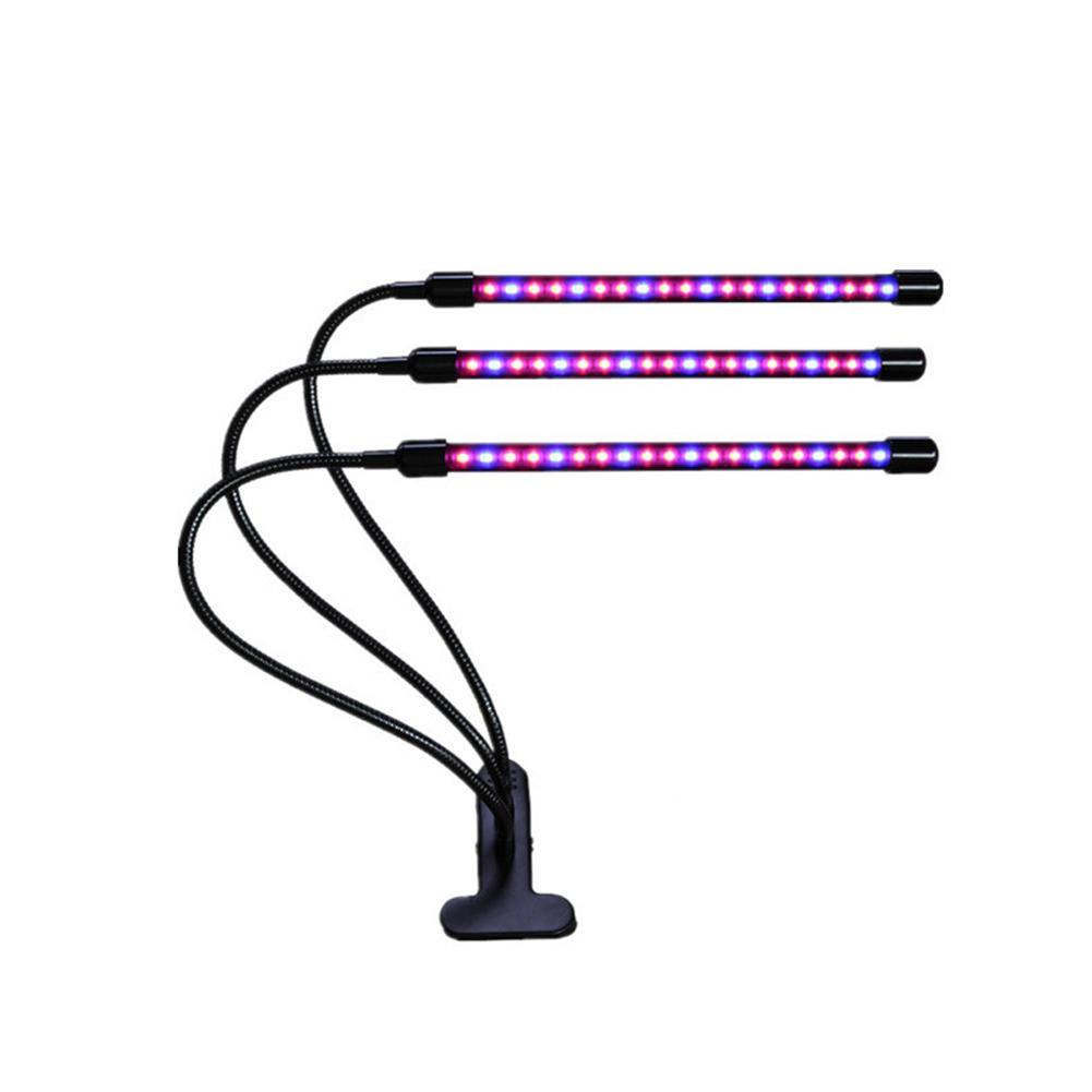

USB Clip-on 3 Head 90 LED Plant Grow Light with EU Plug Control, 501 Original