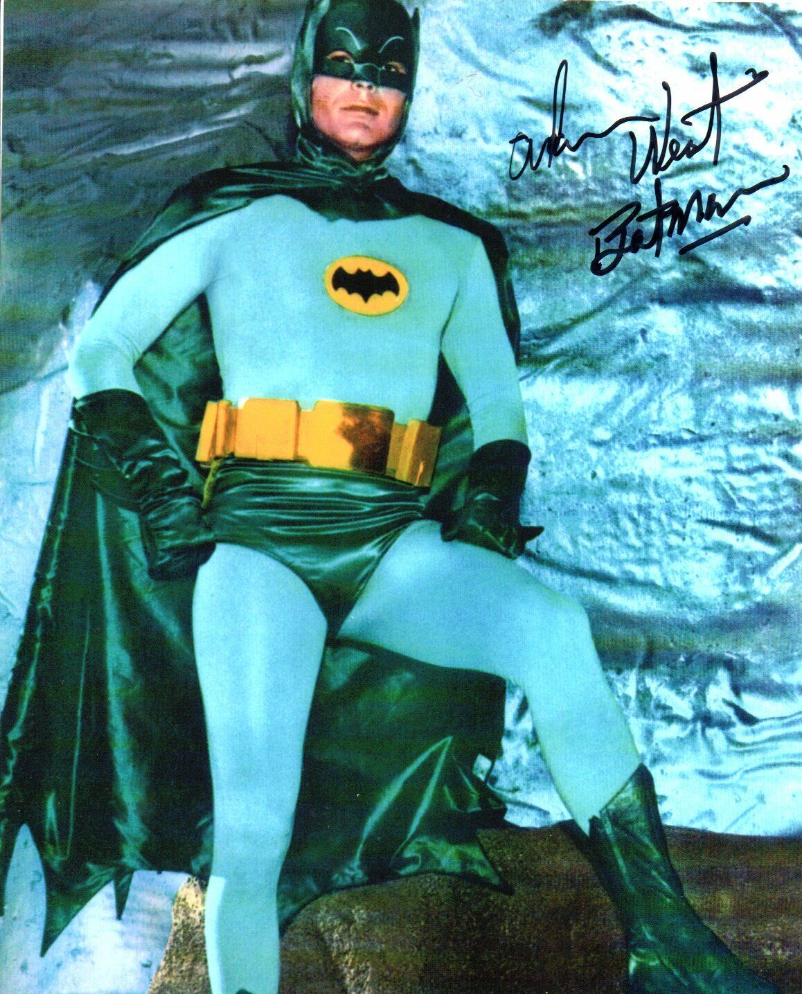 Genuine Hand Signed Adam West Batman Photo Poster painting 10x8 Photo Poster painting Autograph