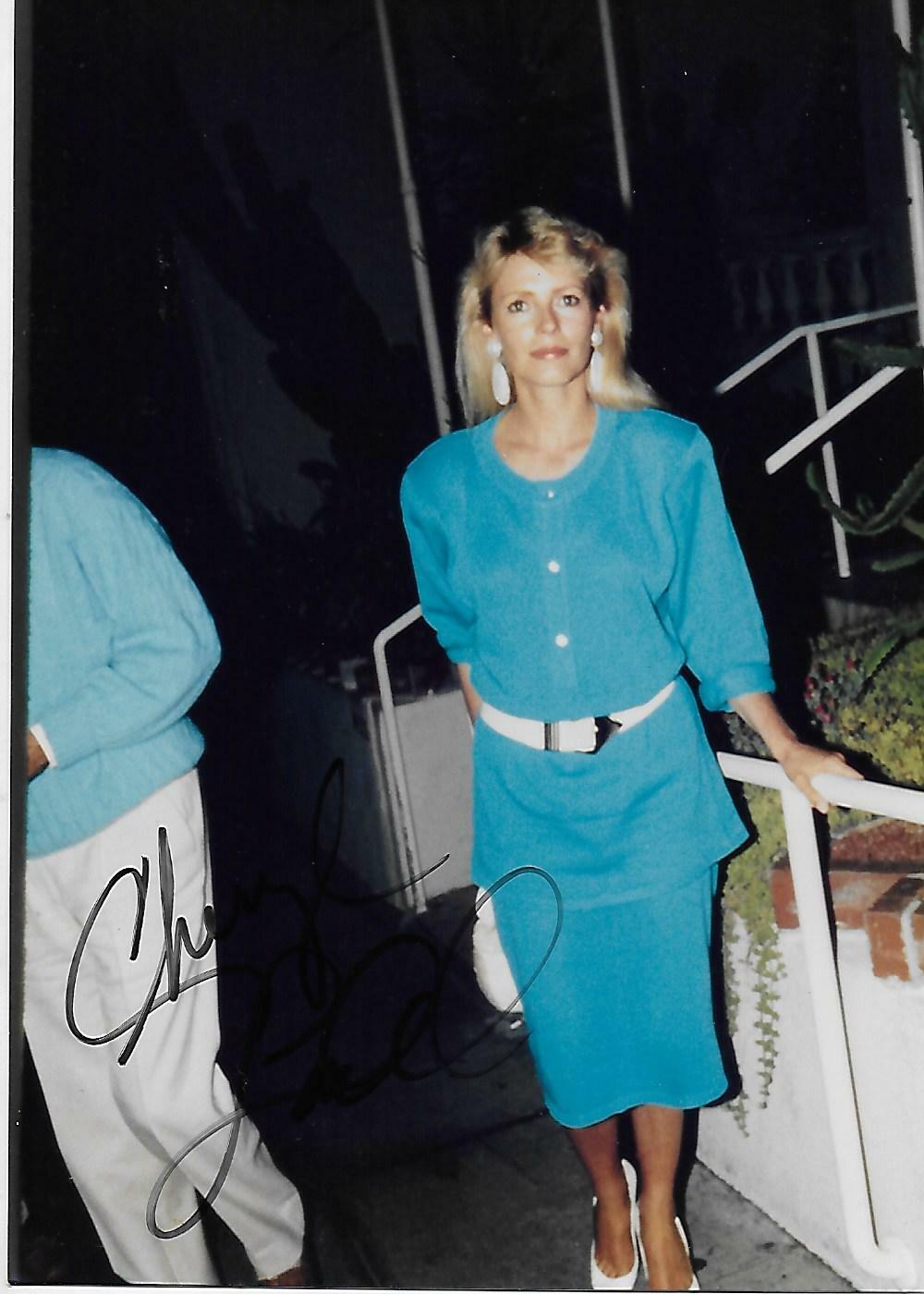 Cheryl Ladd Original Autographed Photo Poster painting 5x7