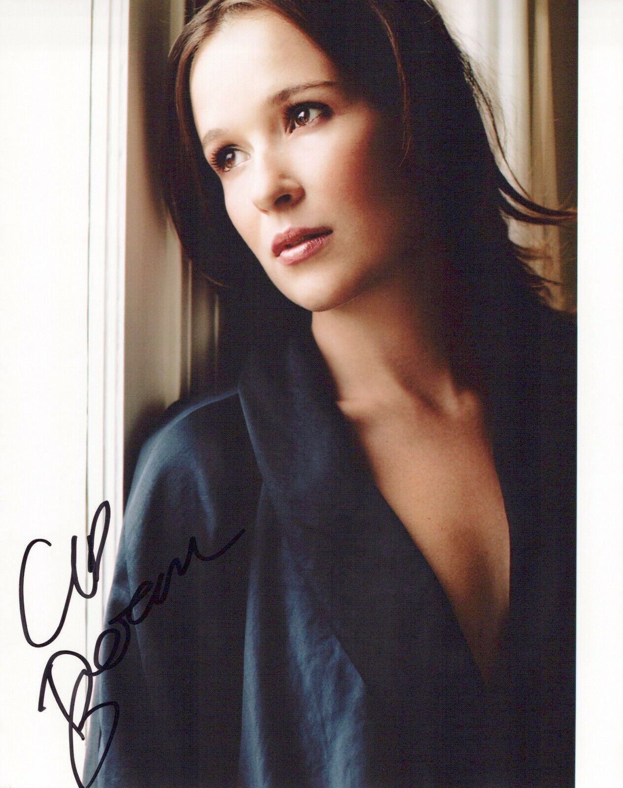 Claire Van Der Boom glamour shot autographed Photo Poster painting signed 8x10 #7