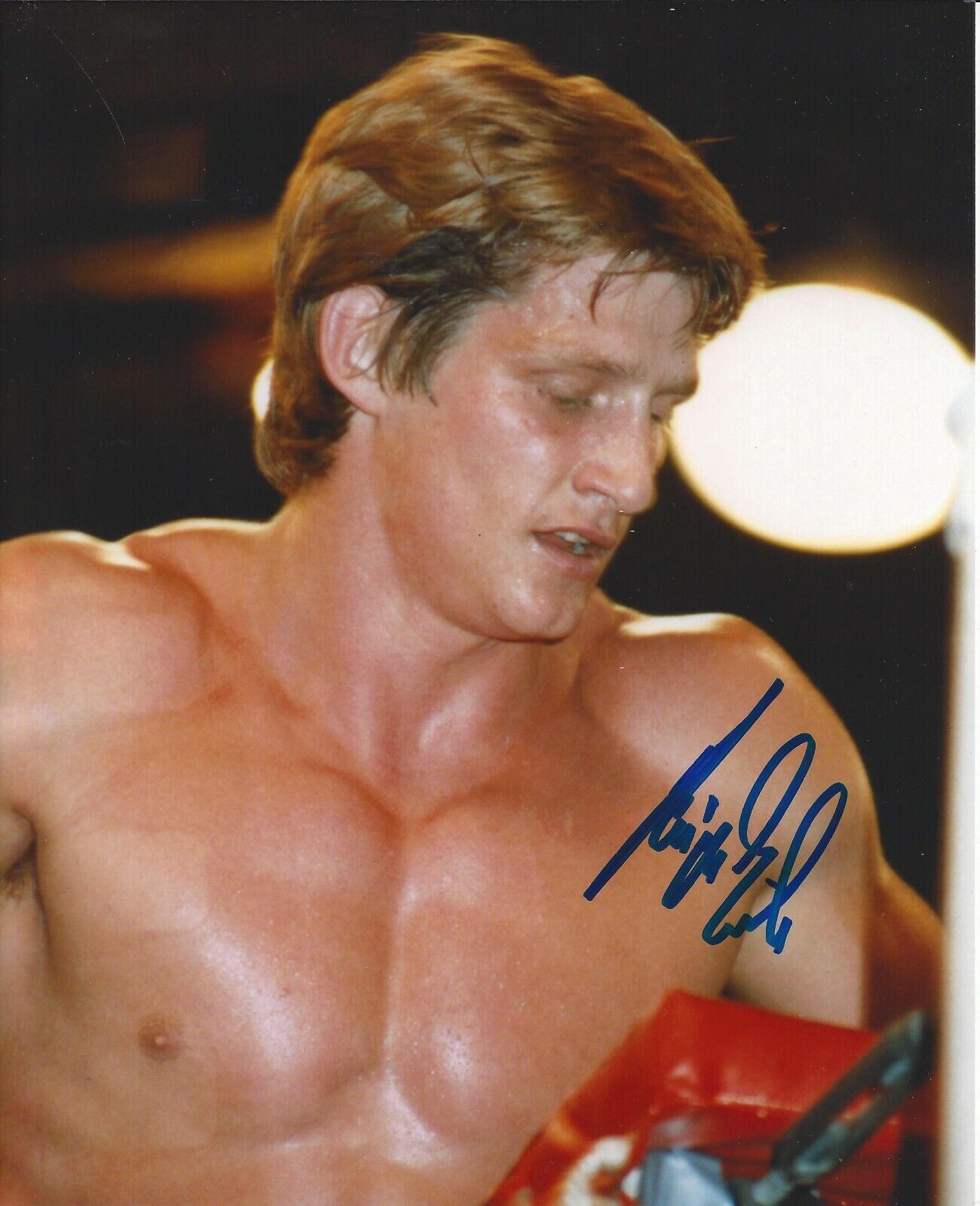 Kevin Von Erich autographed 8x10 #10WCCW NWA WWE HOF