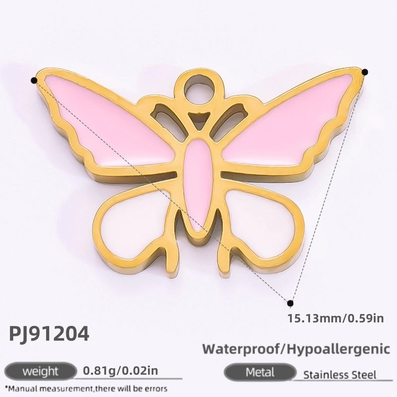 1 Piece 11.1*11.2MM 15.7*17MM 304 Stainless Steel Heart Shape Pendant Chain Jewelry Accessories