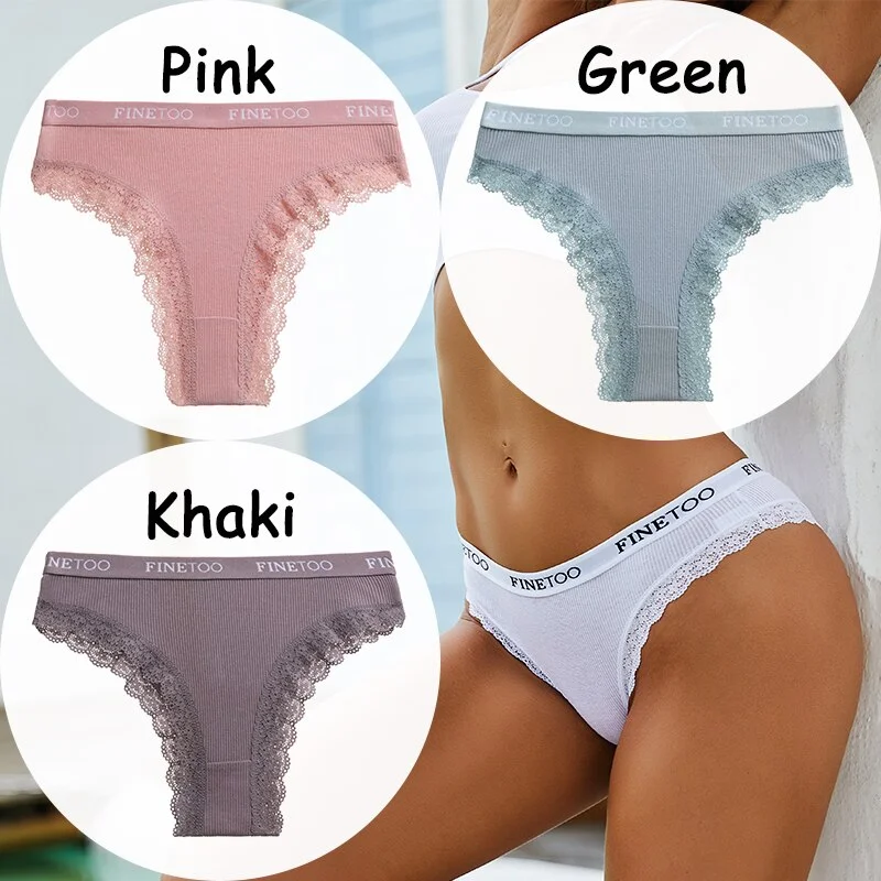 Billionm Lace Panties Women's Underwear Cotton Panties Sexy Lingerie Female Briefs Low-Waist Panty Girl Intimate Underpants